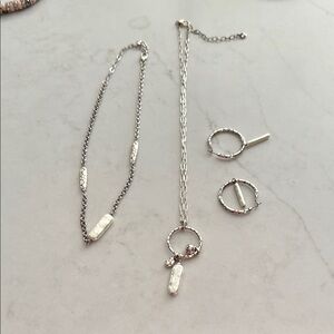 Brighton Elegant Silver Jewelry Set